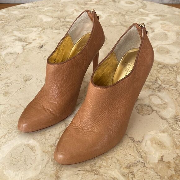 Coach Unna Leather Stiletto Heel Booties - Picture 3 of 12